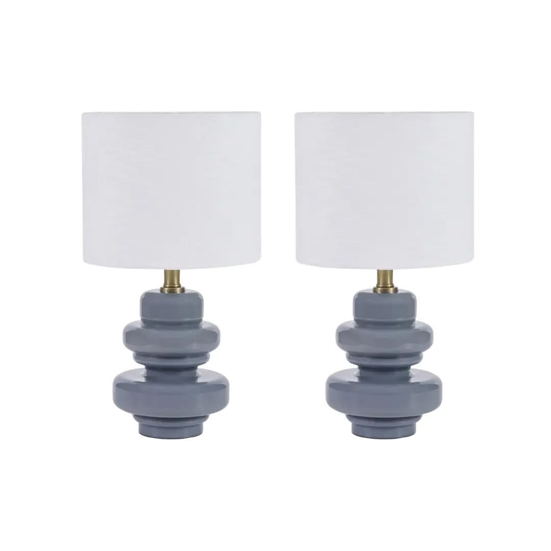 Mindy Brownes Safio Set of 2 Lamps in Grey   Nicholas John Interiors
