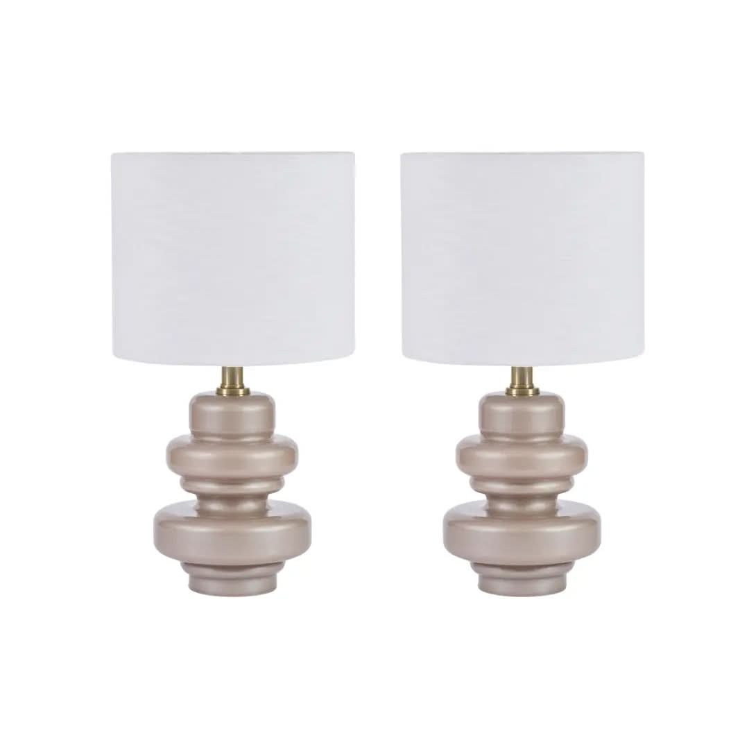Mindy Brownes Safio Set of 2 Lamps in Mocha   Nicholas John Interiors