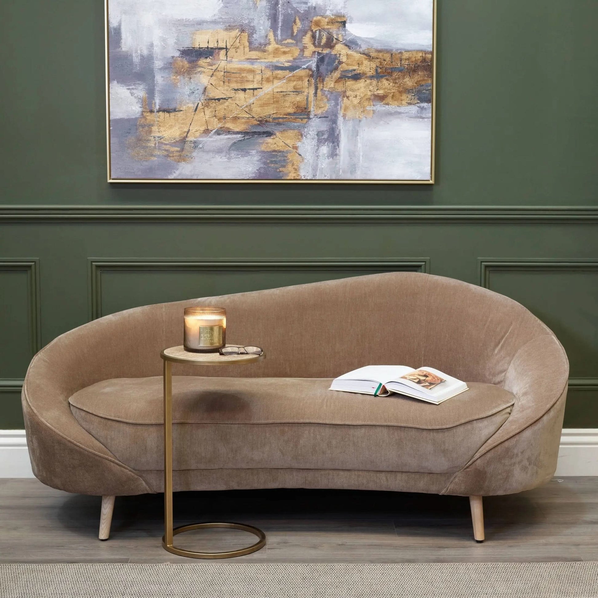 Mindy Brownes Taliba Curved Sofa   Nicholas John Interiors