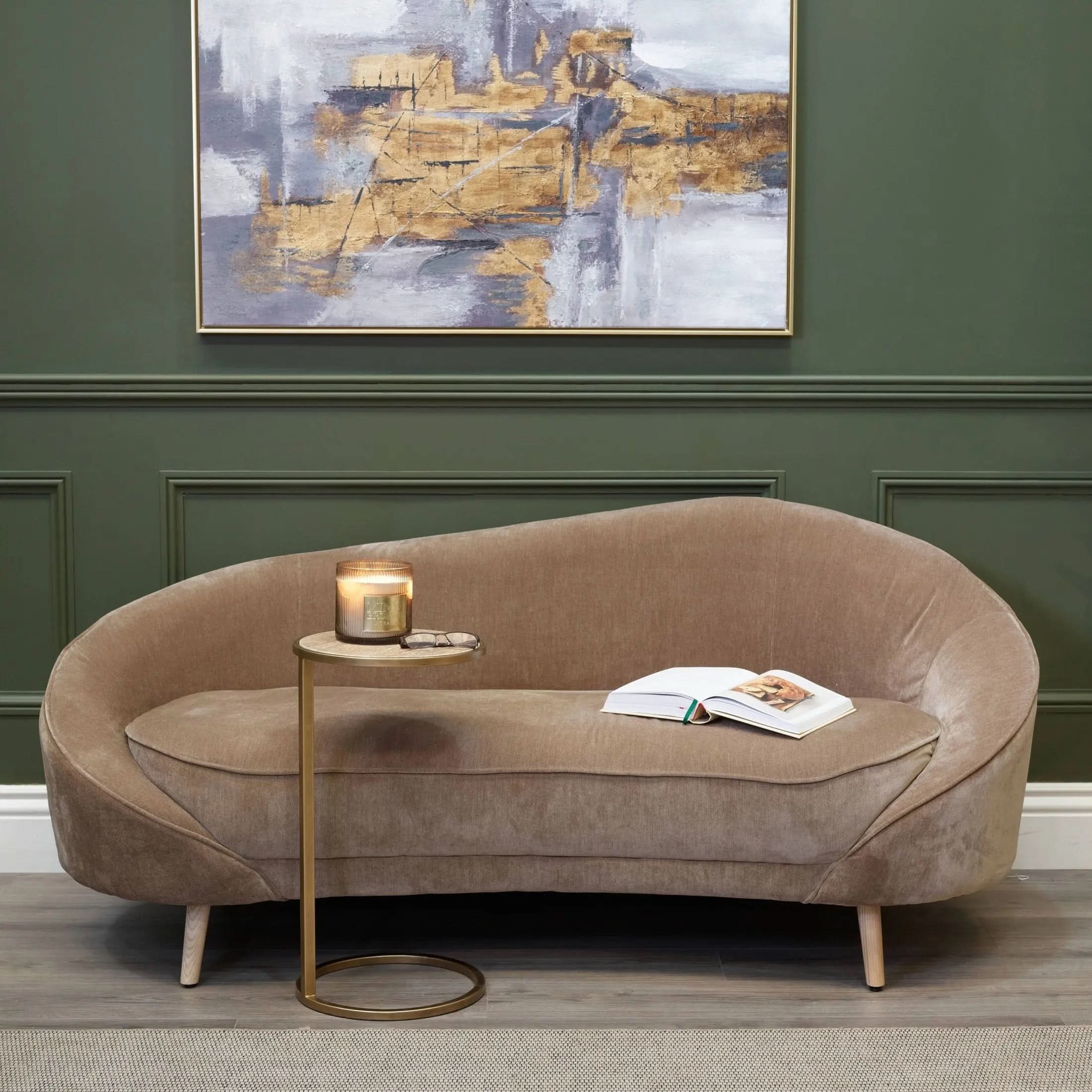 Mindy Brownes Taliba Curved Sofa   Nicholas John Interiors