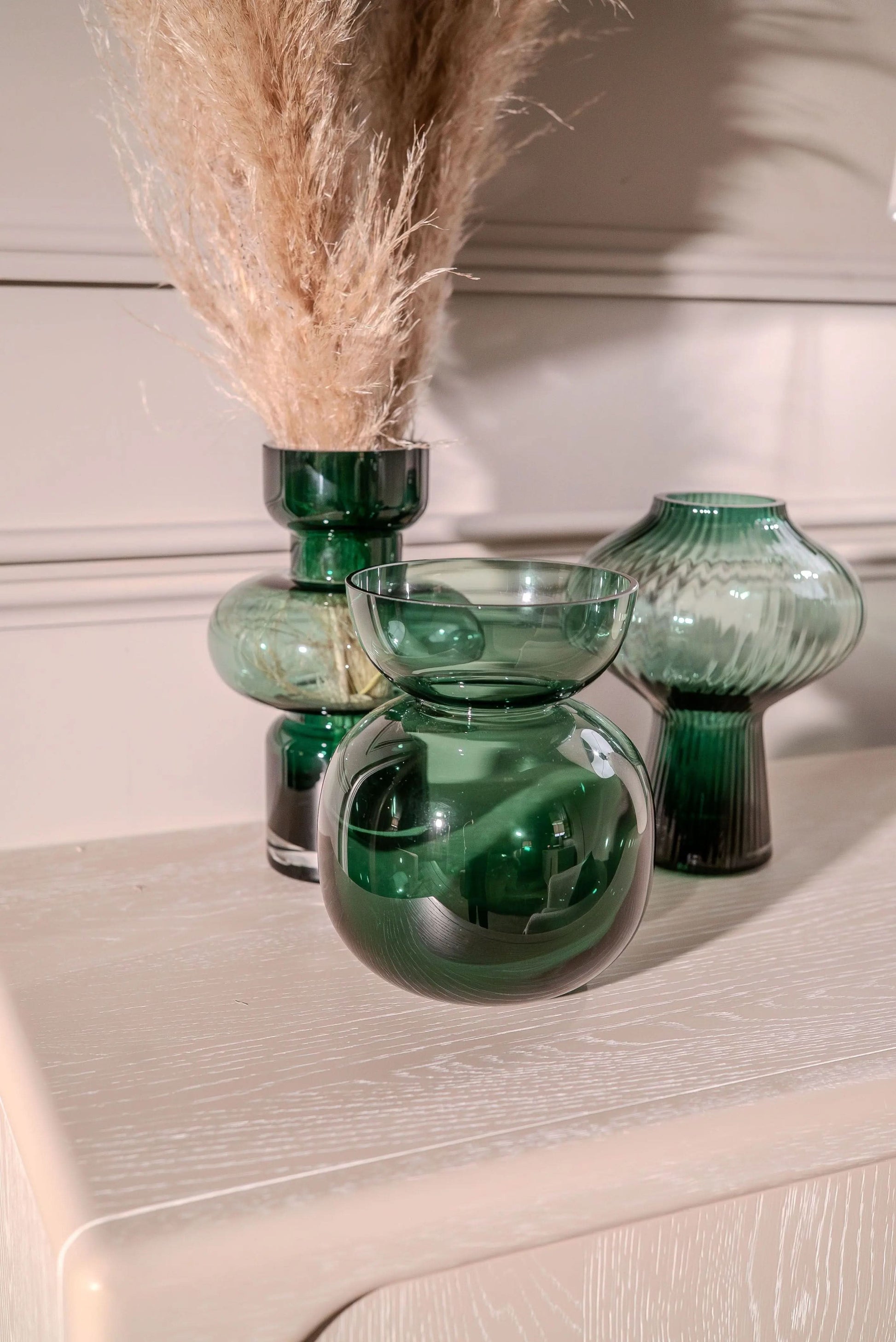 Mindy Brownes Tamara Green Vase   Nicholas John Interiors