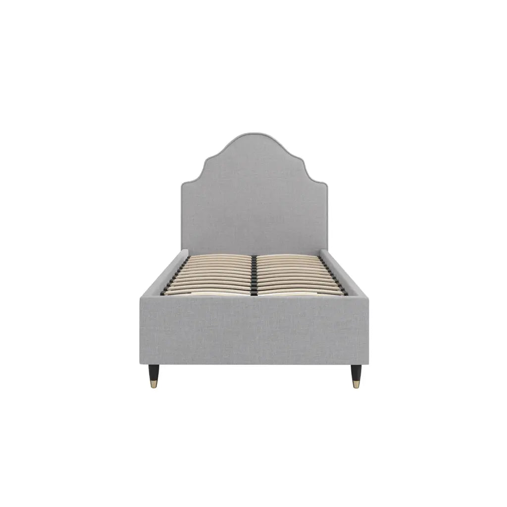 Monterey Light Grey Single Bed   Nicholas John Interiors