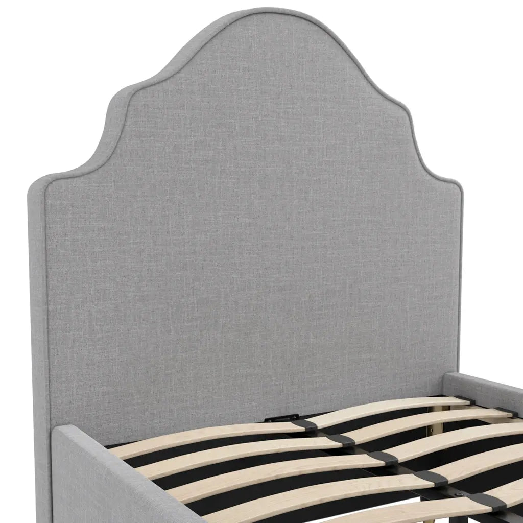 Monterey Light Grey Single Bed   Nicholas John Interiors