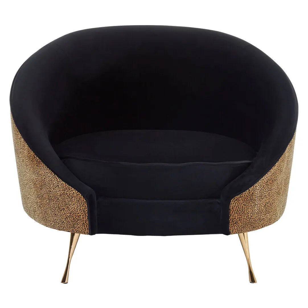 Montreal Leopard Print Armchair   Nicholas John Interiors