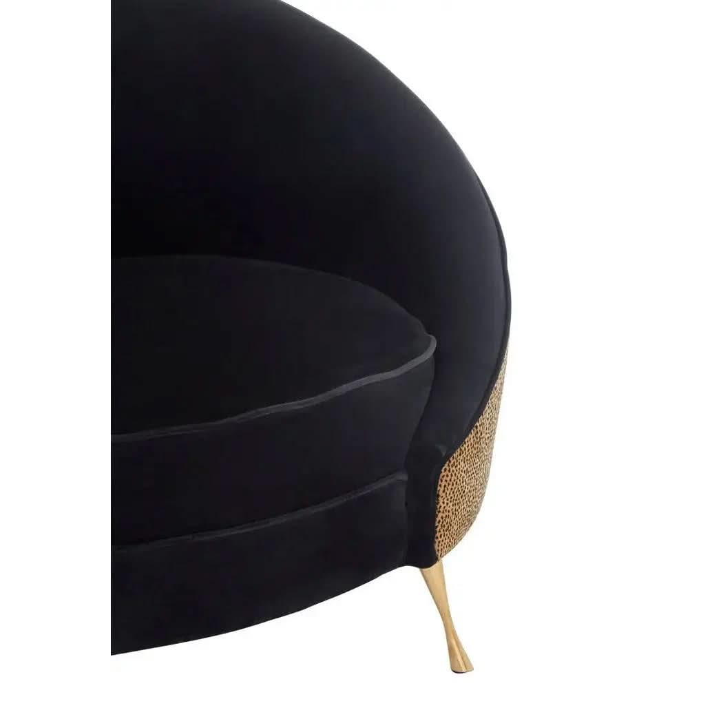 Montreal Leopard Print Armchair   Nicholas John Interiors