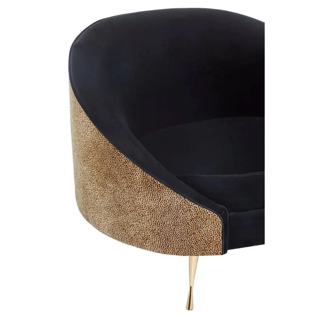Montreal Leopard Print Armchair   Nicholas John Interiors