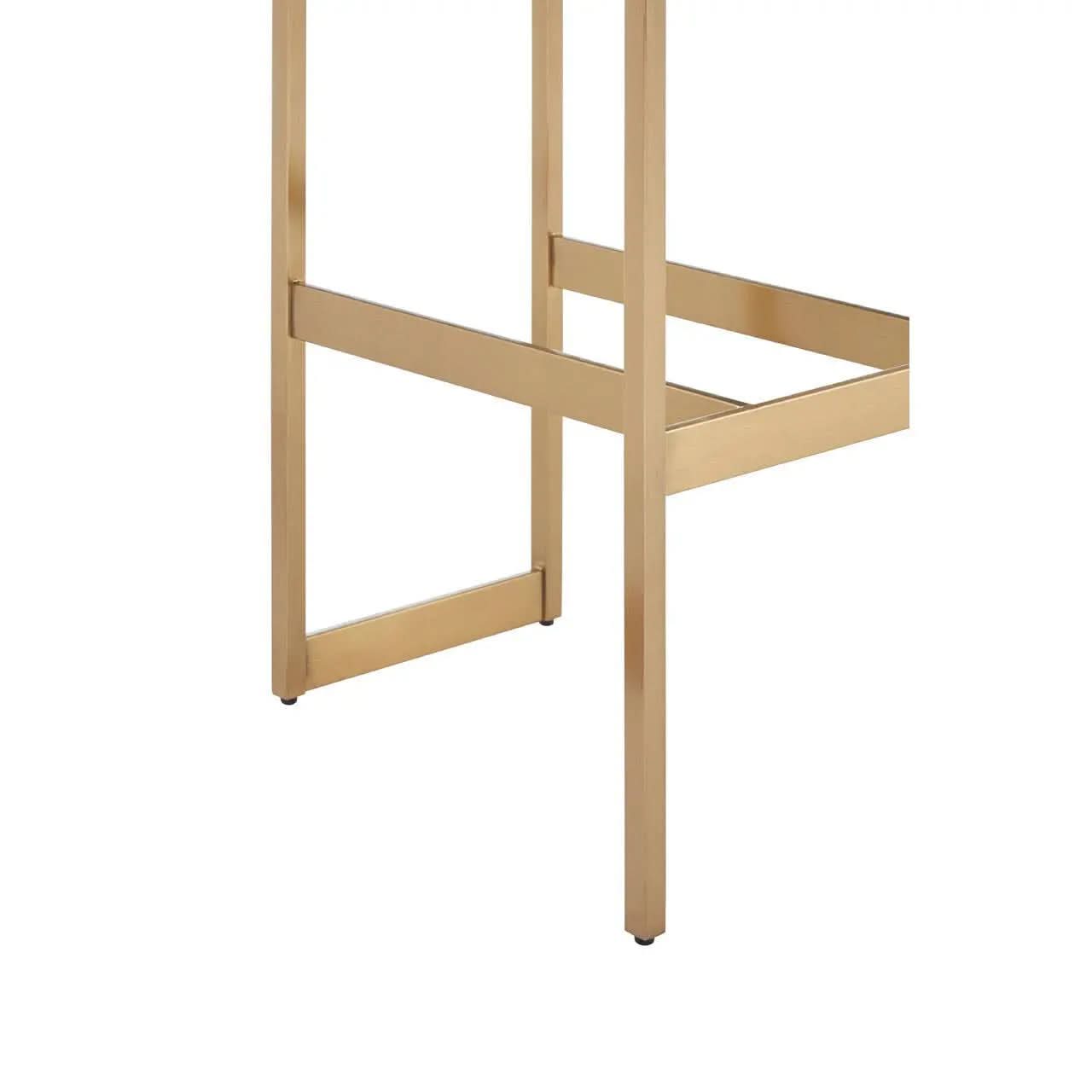 Montreal Tiger Print Bar Stool   Nicholas John Interiors