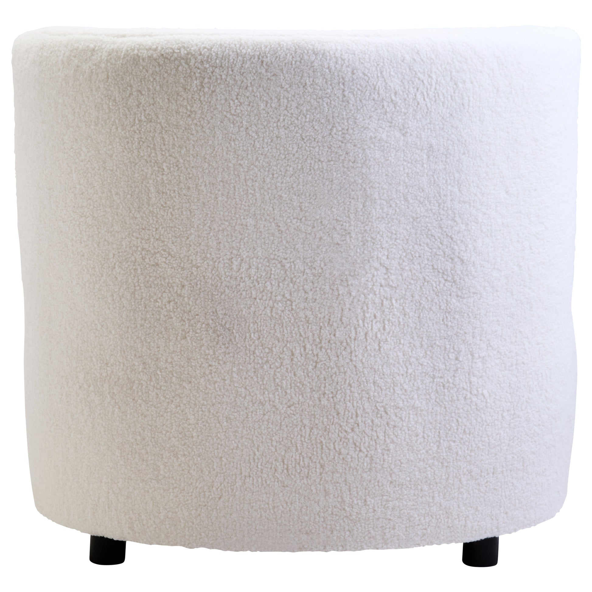 Montrose Ivory Boucle Effect Armless Lounge Chair  Nicholas John Interiors