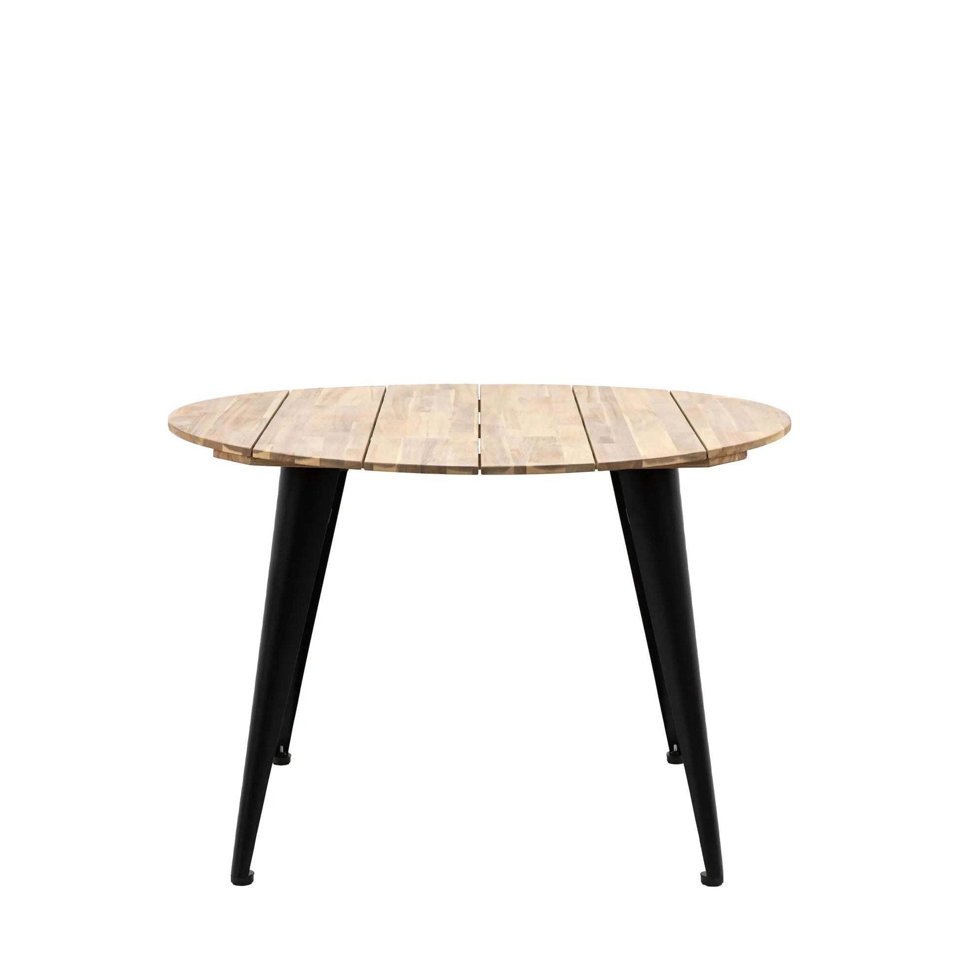 Monzaro Round Outdoor Dining Table   Nicholas John Interiors