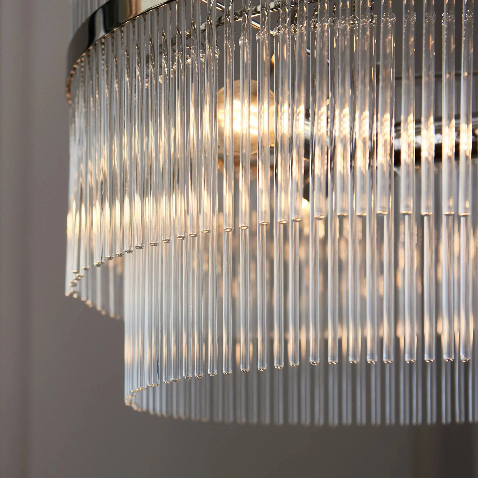 Morina 3 Pendant Light Bright Nickel   Nicholas John Interiors