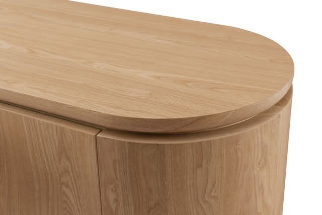 Berwick Buffet - Ash Oak - 3 Door   Nicholas John Interiors