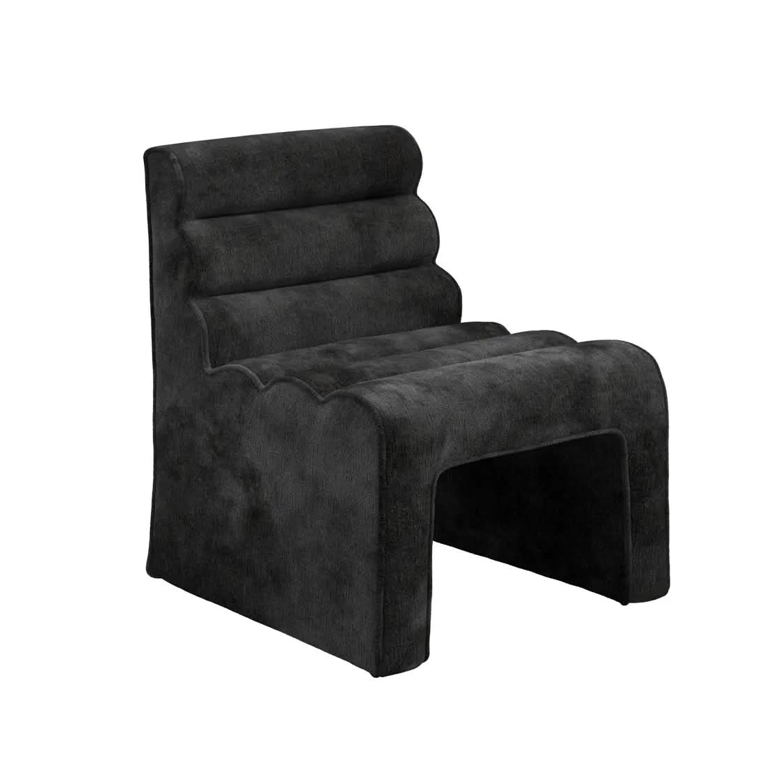 Ashford & Grey Nami Black Accent Chair  Nicholas John Interiors