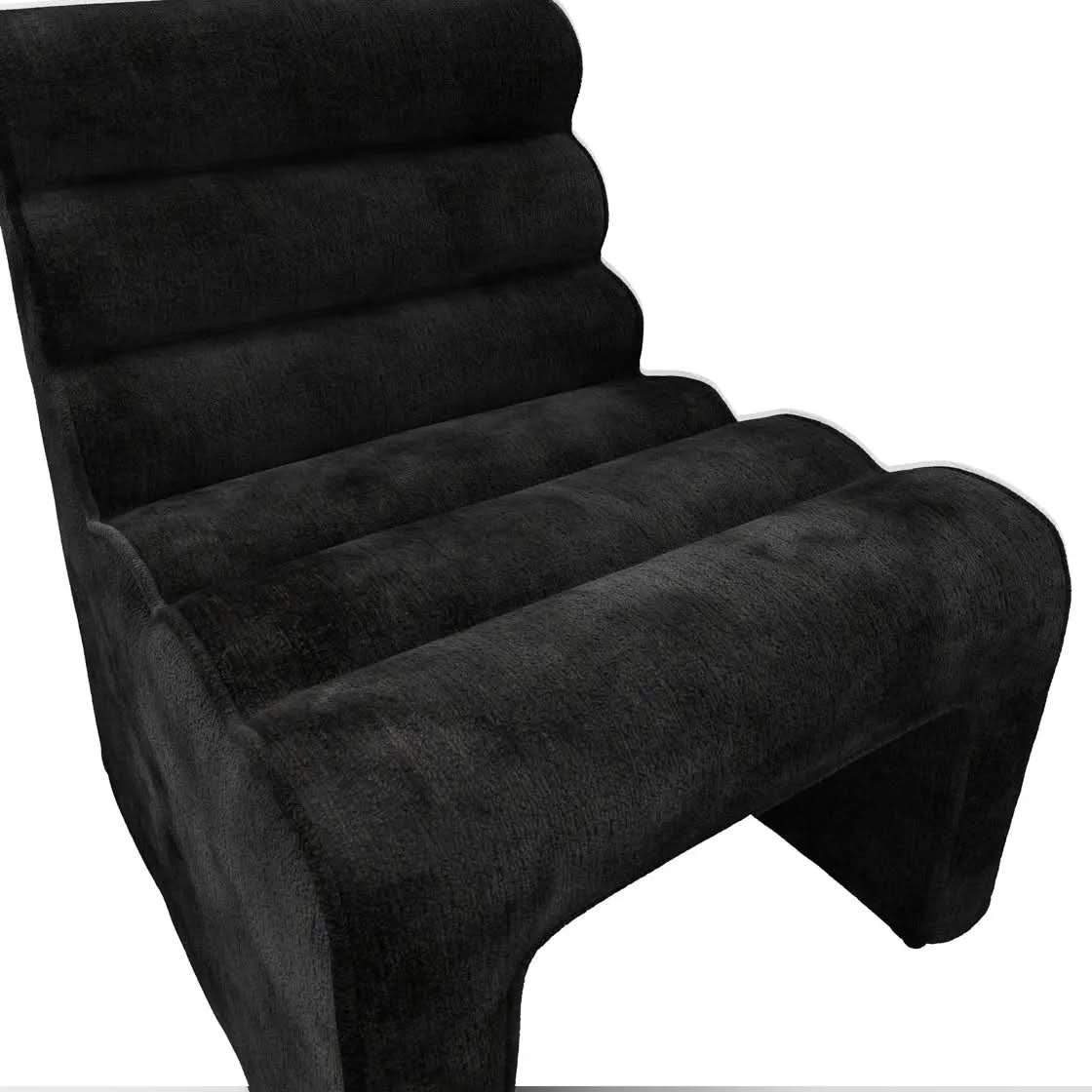 Ashford & Grey Nami Black Accent Chair  Nicholas John Interiors