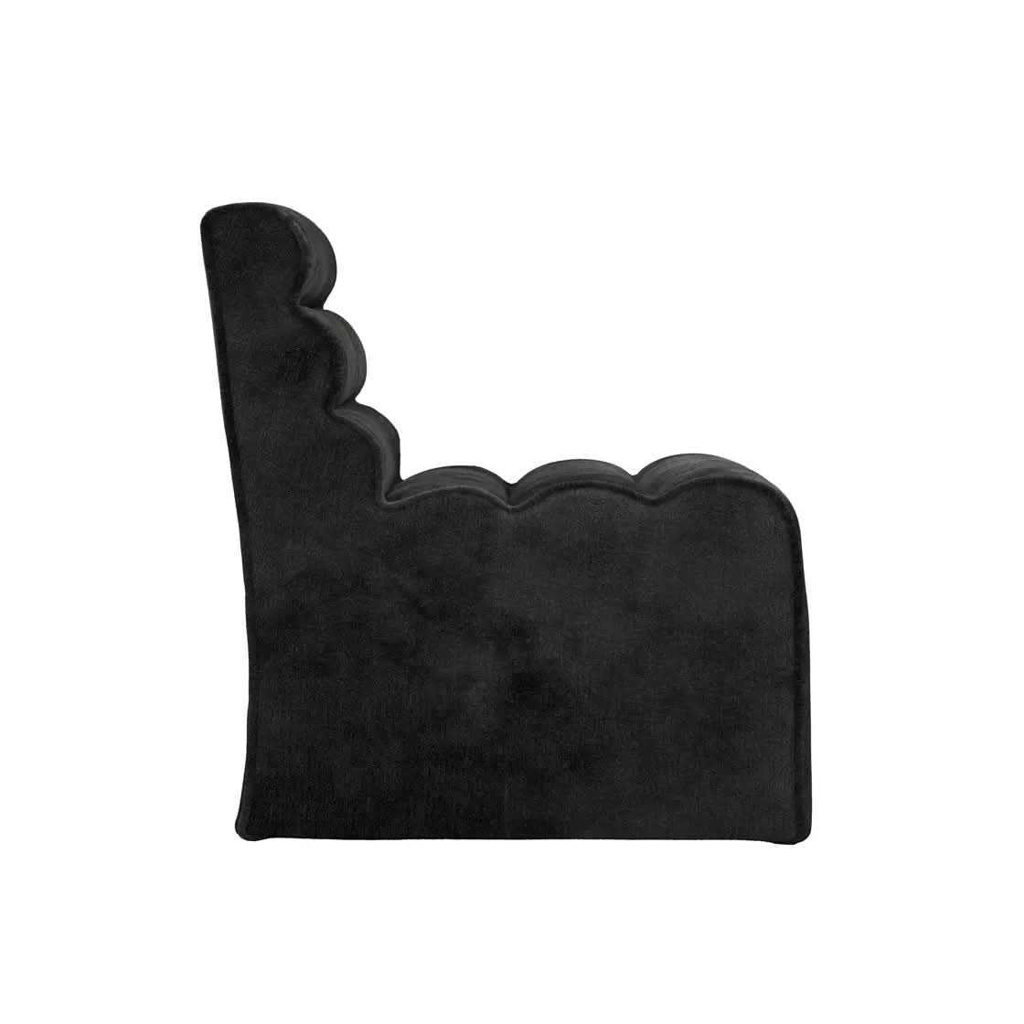 Ashford & Grey Nami Black Accent Chair  Nicholas John Interiors