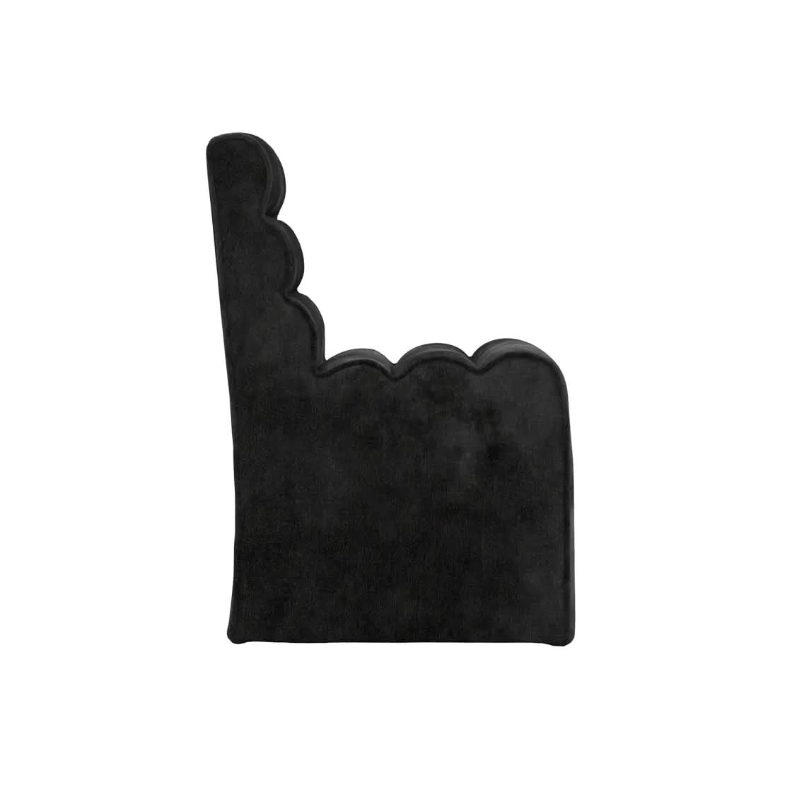 Ashford & Grey Nami Black Accent Chair  Nicholas John Interiors
