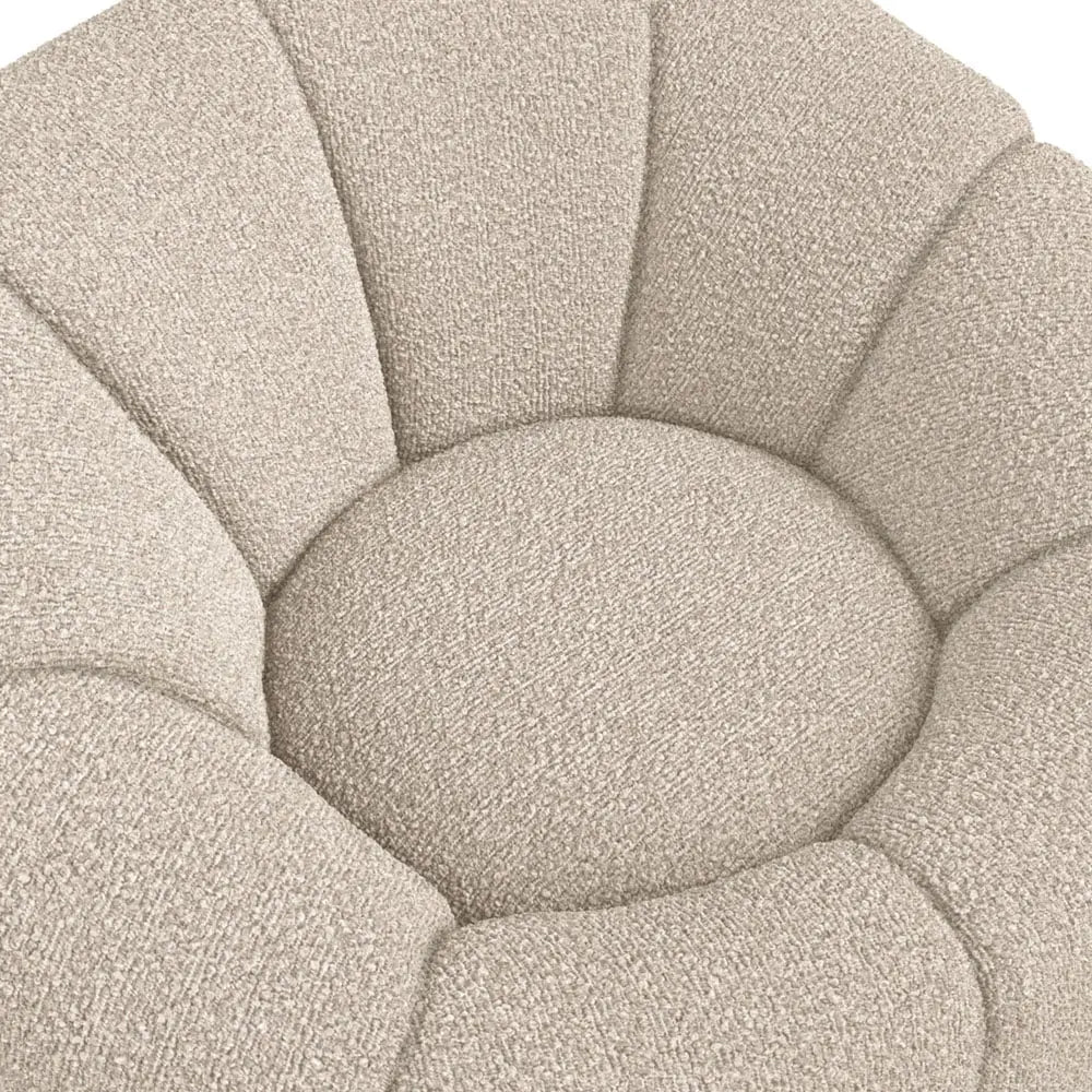 Ashford & Grey Nao Buff Swivel Chair  Nicholas John Interiors