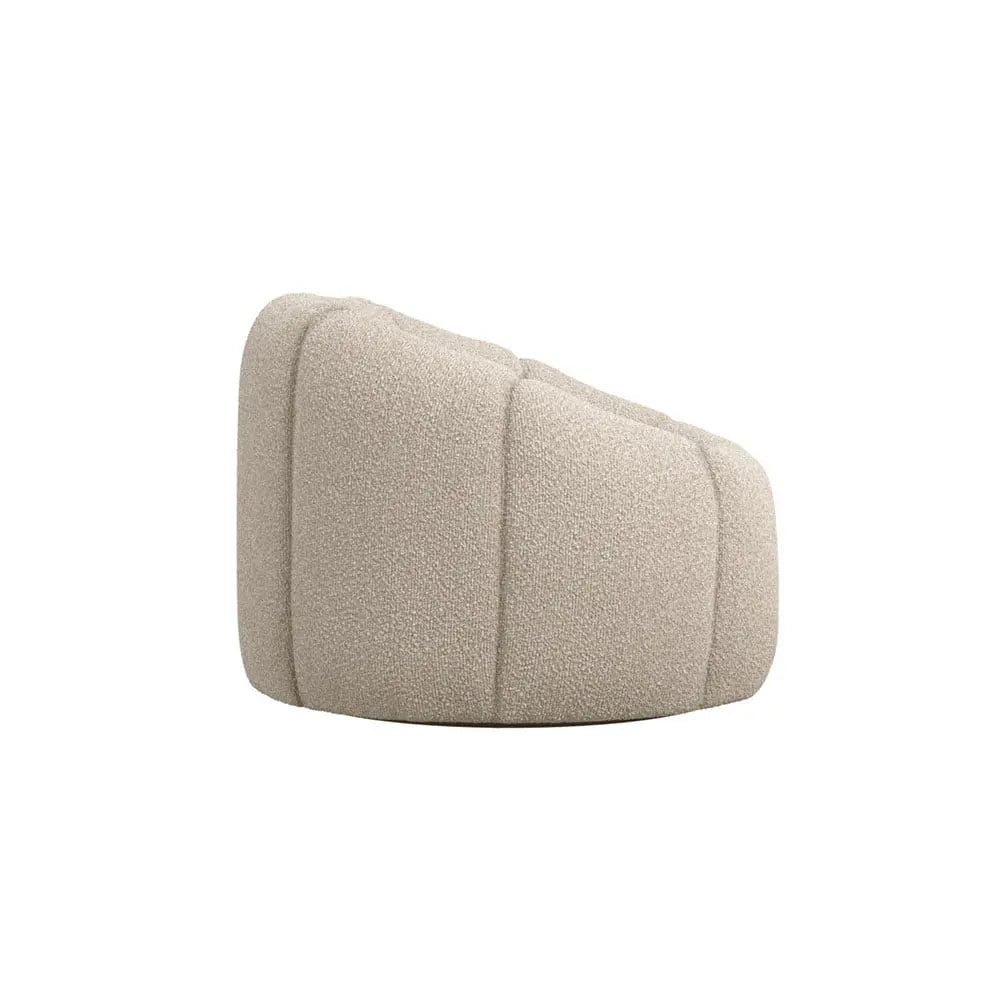 Ashford & Grey Nao Buff Swivel Chair  Nicholas John Interiors