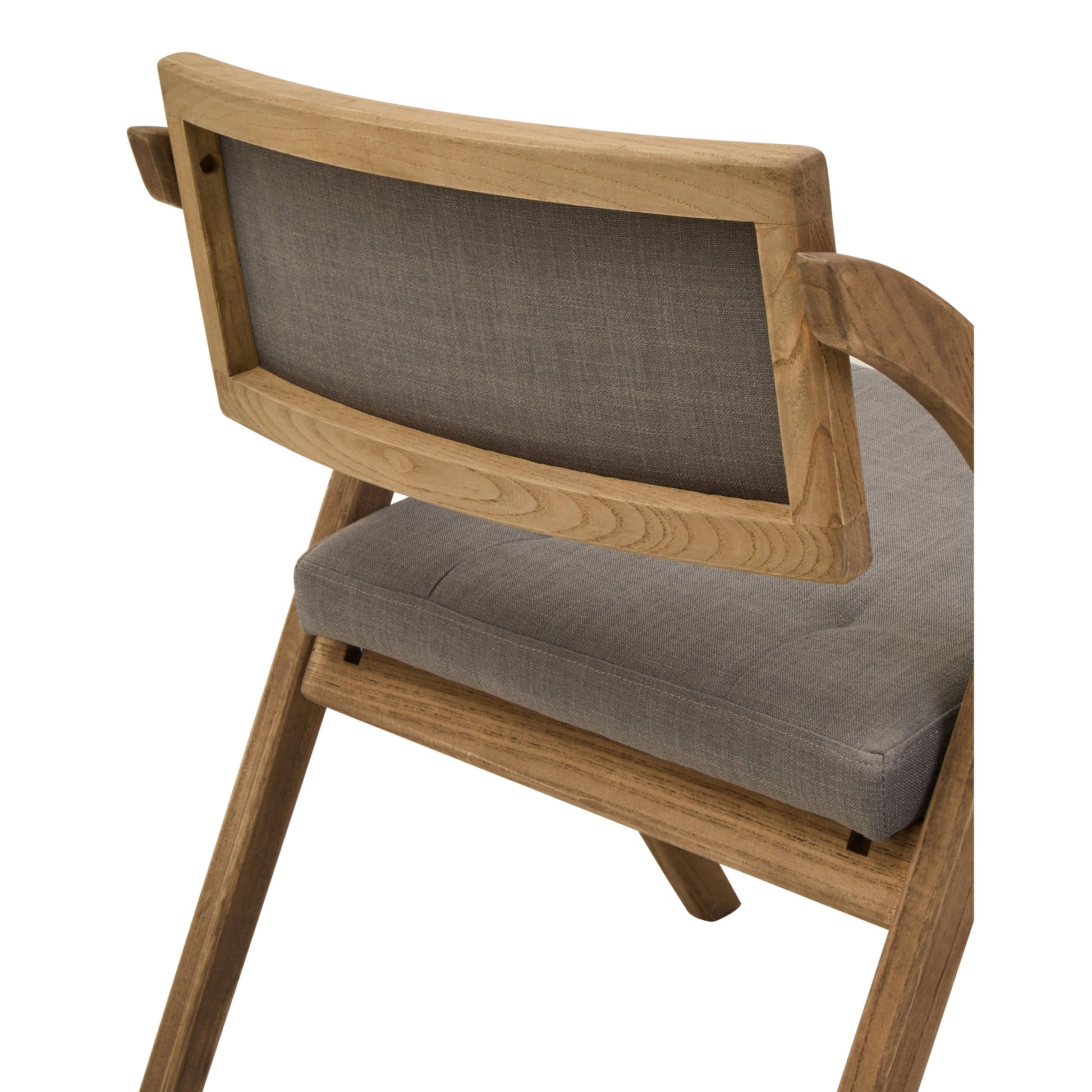 Nebu Grey Wash Elm Wood Folding Chair  Nicholas John Interiors