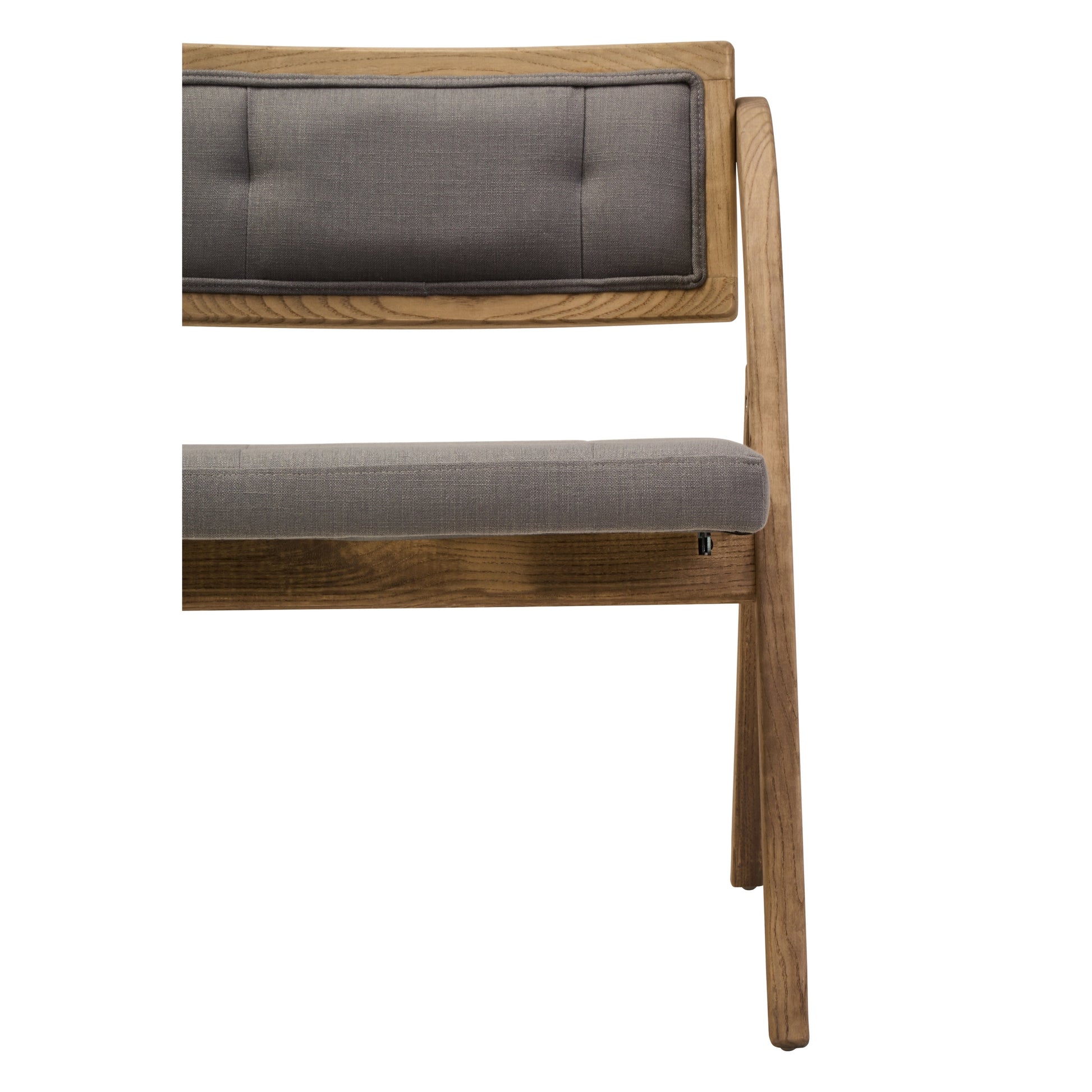Nebu Grey Wash Elm Wood Folding Chair  Nicholas John Interiors