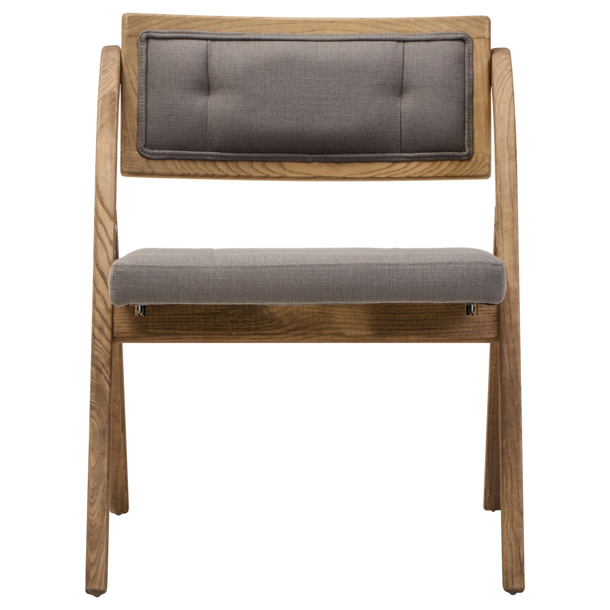 Nebu Grey Wash Elm Wood Folding Chair  Nicholas John Interiors