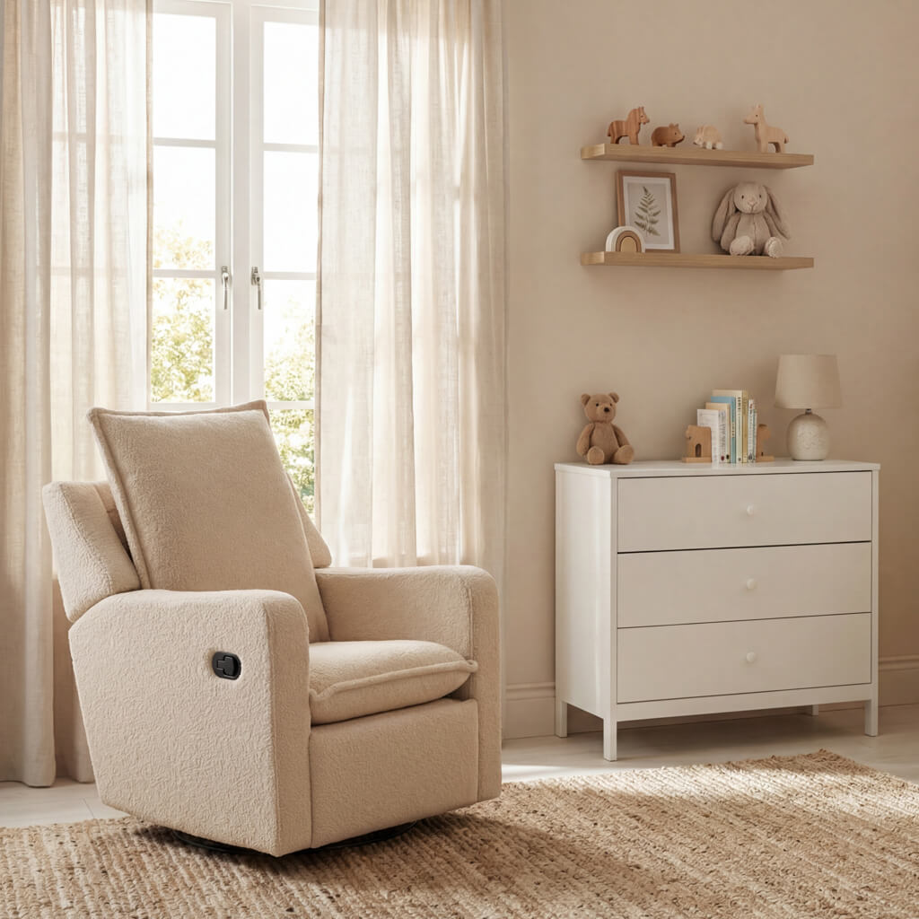 Ashford & Grey Nestler Nursing Chair in Oat