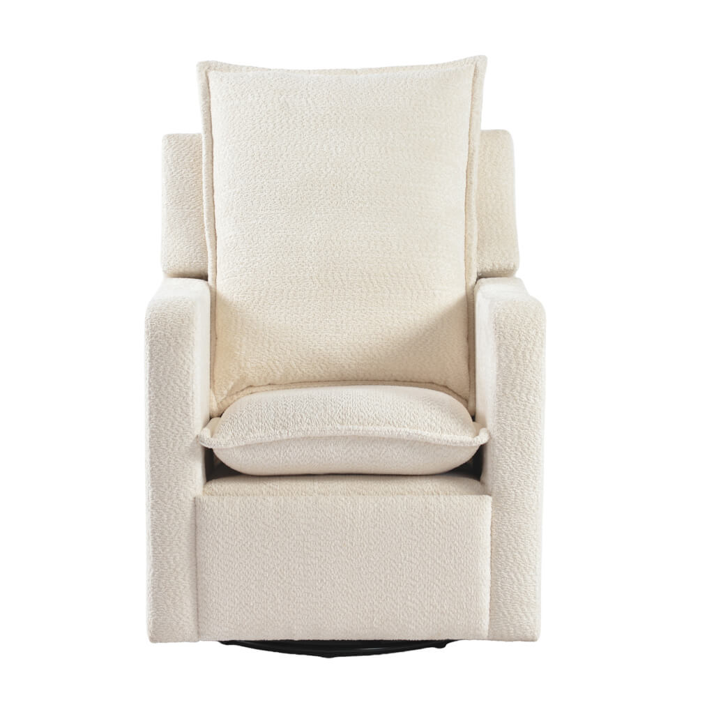 Ashford & Grey Nestler Nursing Chair in Off White Boucle