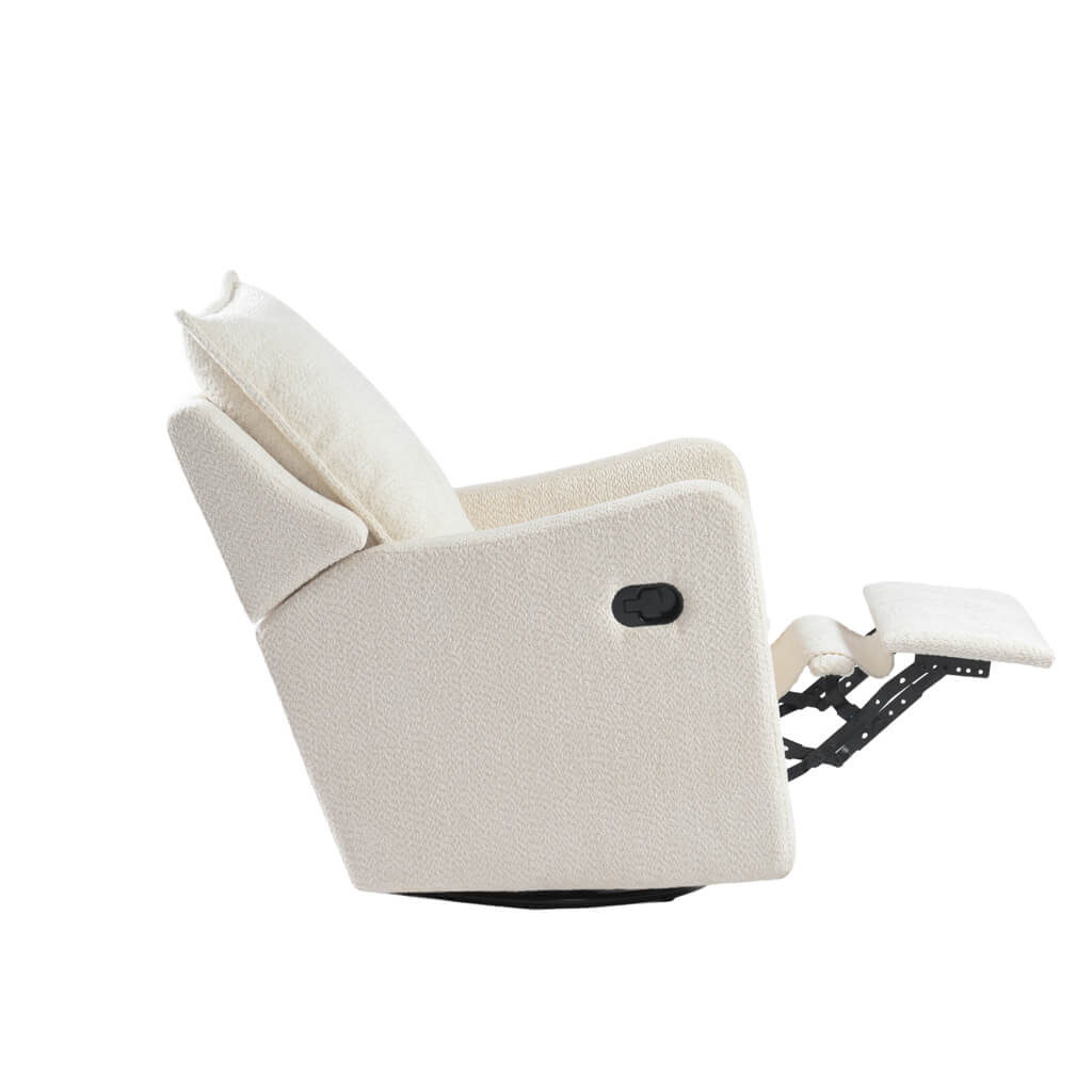 Ashford & Grey Nestler Nursing Chair in Off White Boucle