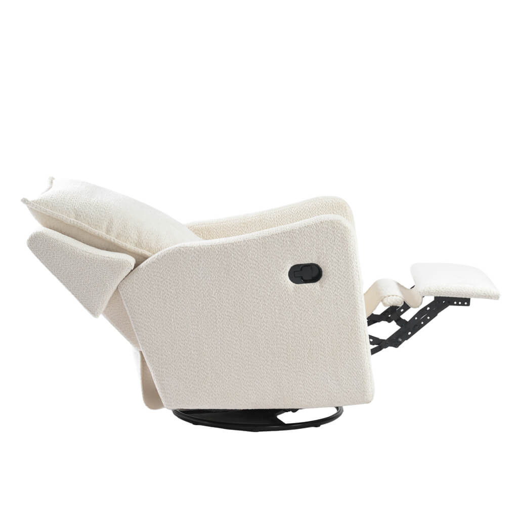 Ashford & Grey Nestler Nursing Chair in Off White Boucle
