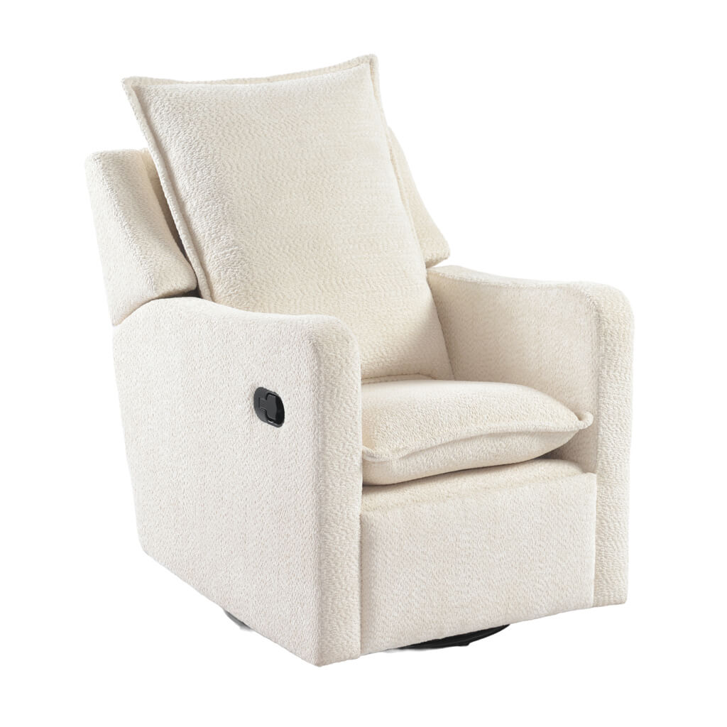 Ashford & Grey Nestler Nursing Chair in Off White Boucle