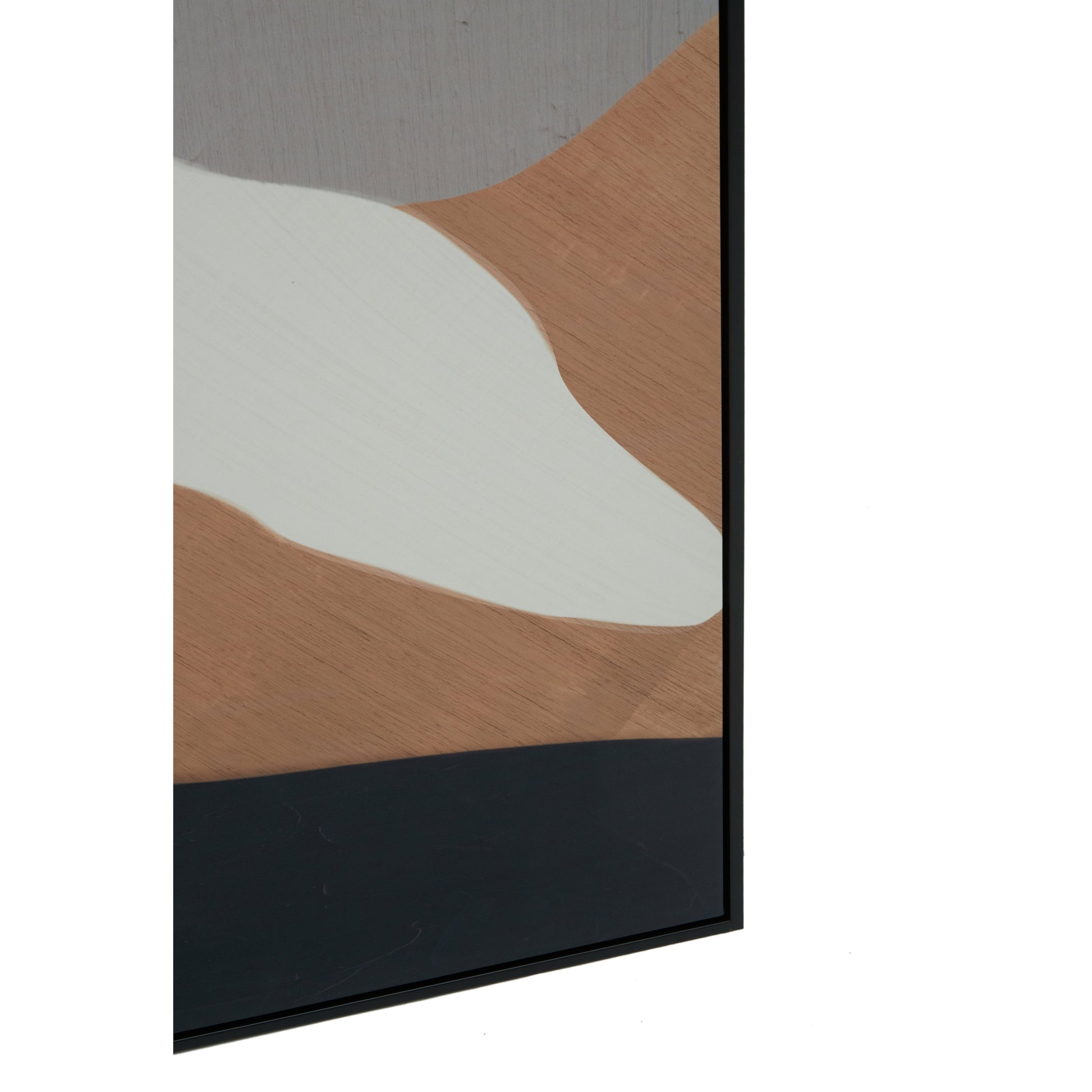 Noira Neutral Abstract Canvas Wall Art  Nicholas John Interiors