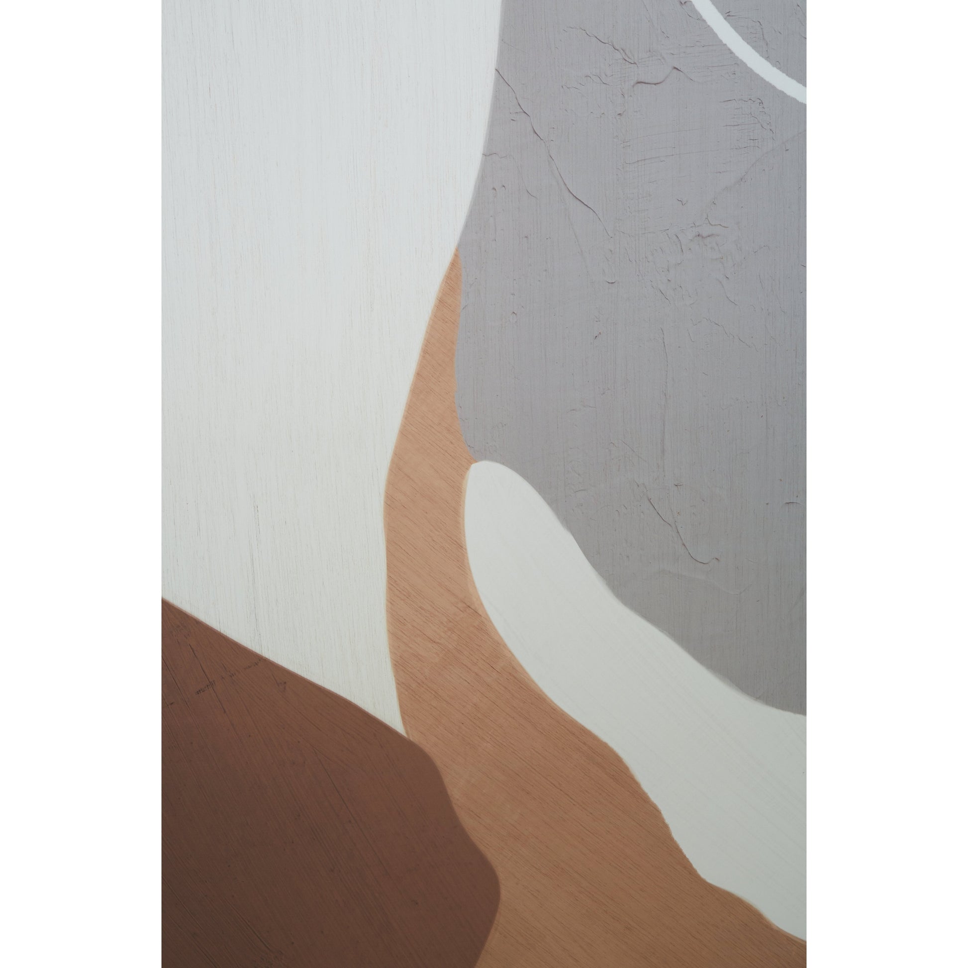 Noira Neutral Abstract Canvas Wall Art  Nicholas John Interiors