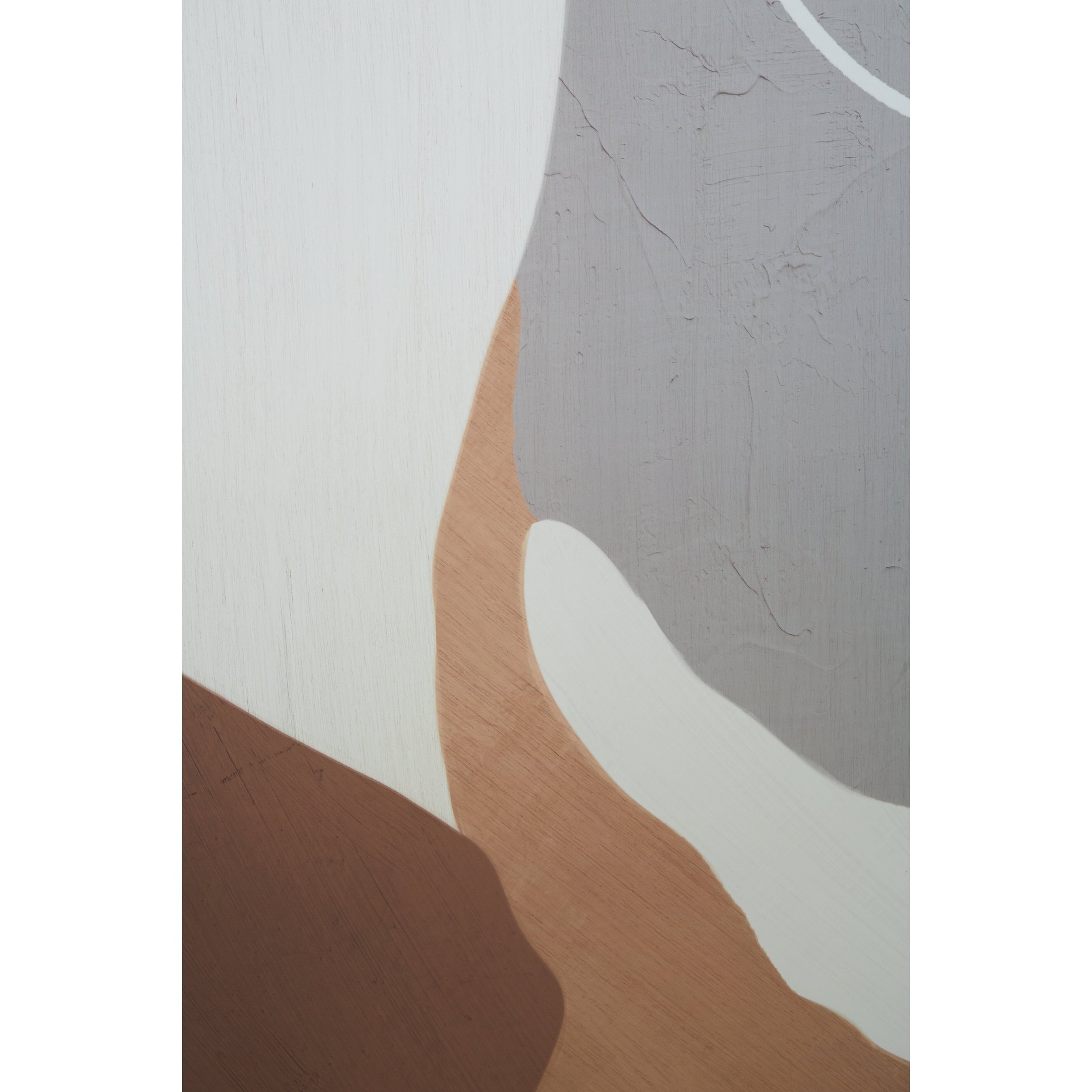 Noira Neutral Abstract Canvas Wall Art  Nicholas John Interiors