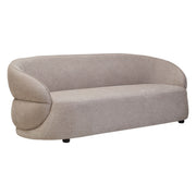 Noira Taupe Chenille Three Seater Sofa  Nicholas John Interiors