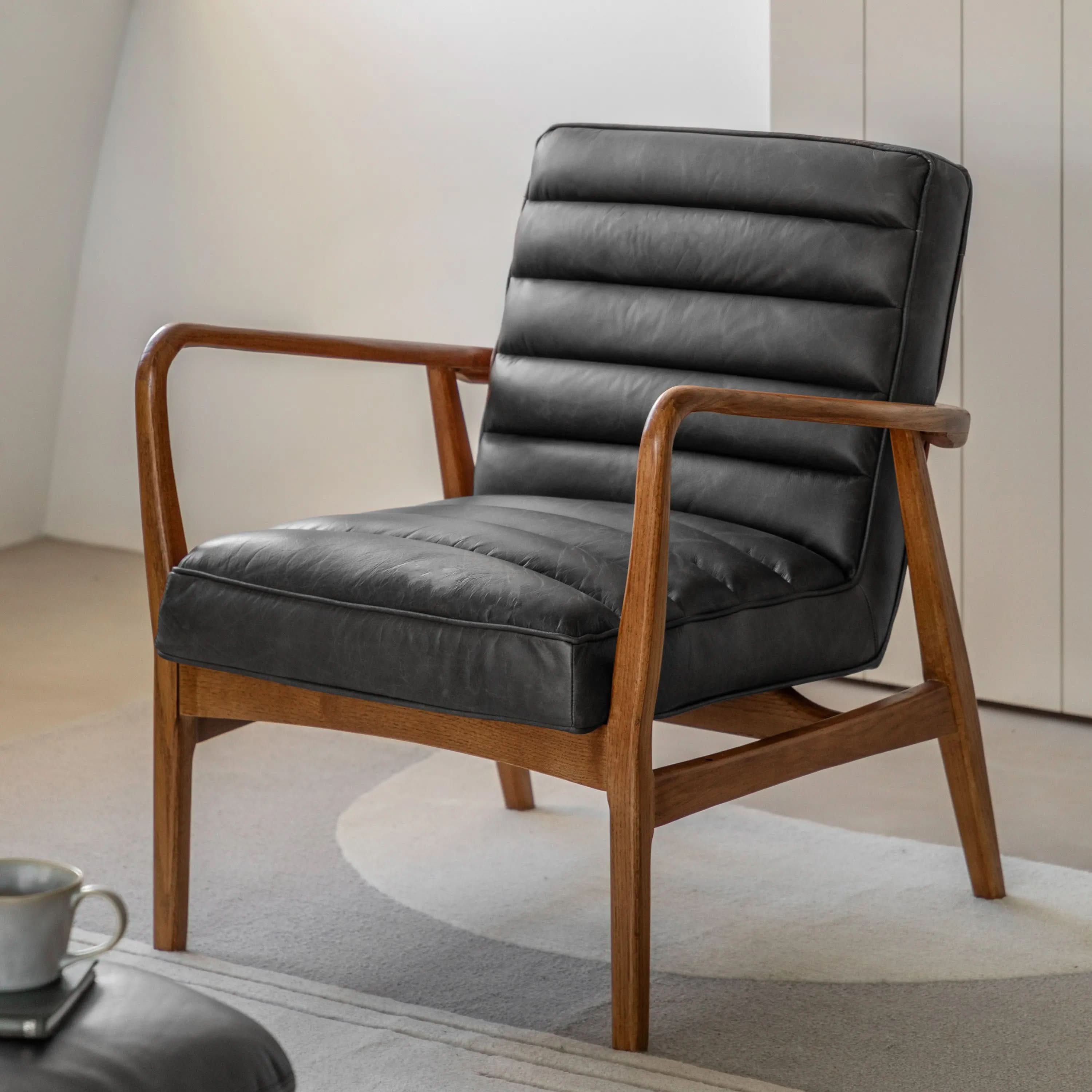 Nozomi Armchair in Antique Ebony   Nicholas John Interiors
