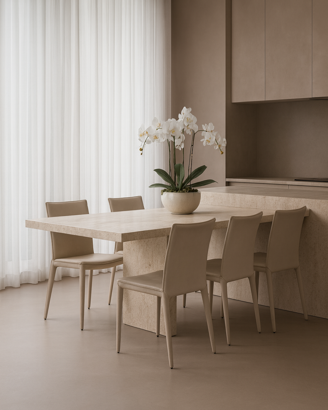 Othello Dining Chair - Set of 2 - Cream   Nicholas John Interiors