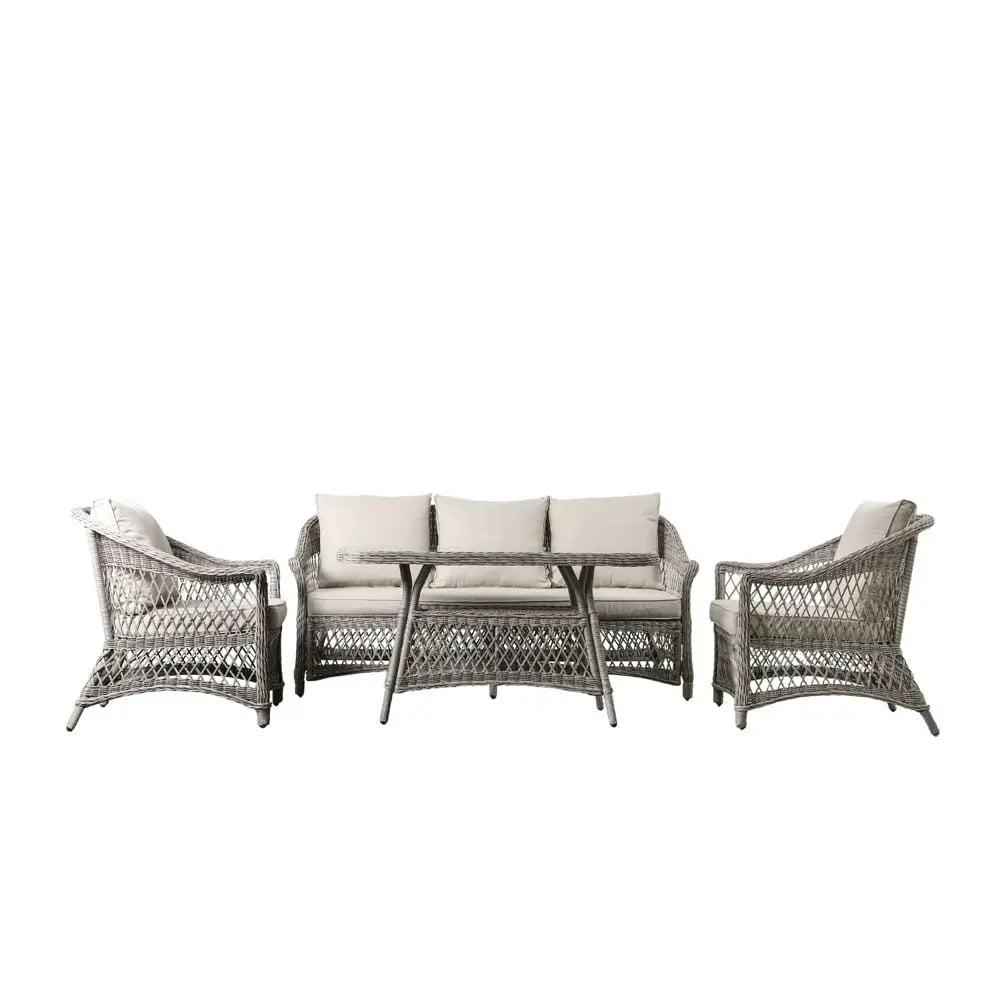 Quentin Country Sofa Dining/Tea Set Stone  Nicholas John Interiors