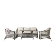 Quentin Country Sofa Dining/Tea Set Stone  Nicholas John Interiors