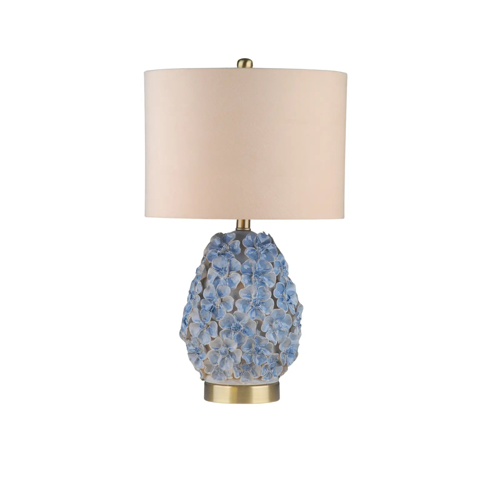 Mindy Brownes Olivia Ceramic Table Lamp with Blue Floral Detail