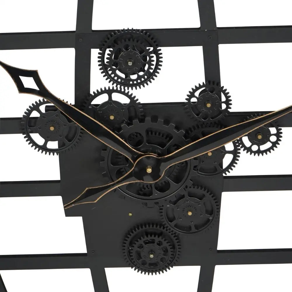 Open Wall Clock Globe and Numerals 100cm