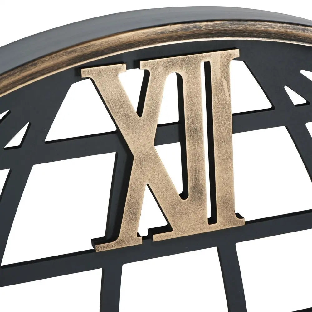 Open Wall Clock Globe and Numerals 100cm