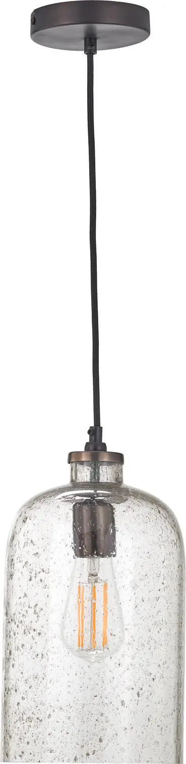 Ophelia Grey Bubble Glass Pendant   Nicholas John Interiors