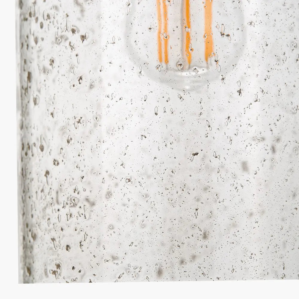 Ophelia Grey Bubble Glass Pendant   Nicholas John Interiors