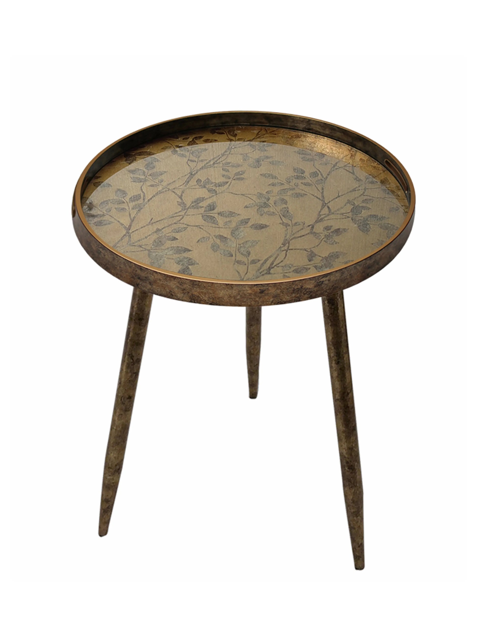 Oriental Floral Side Table Side & Lamp Table