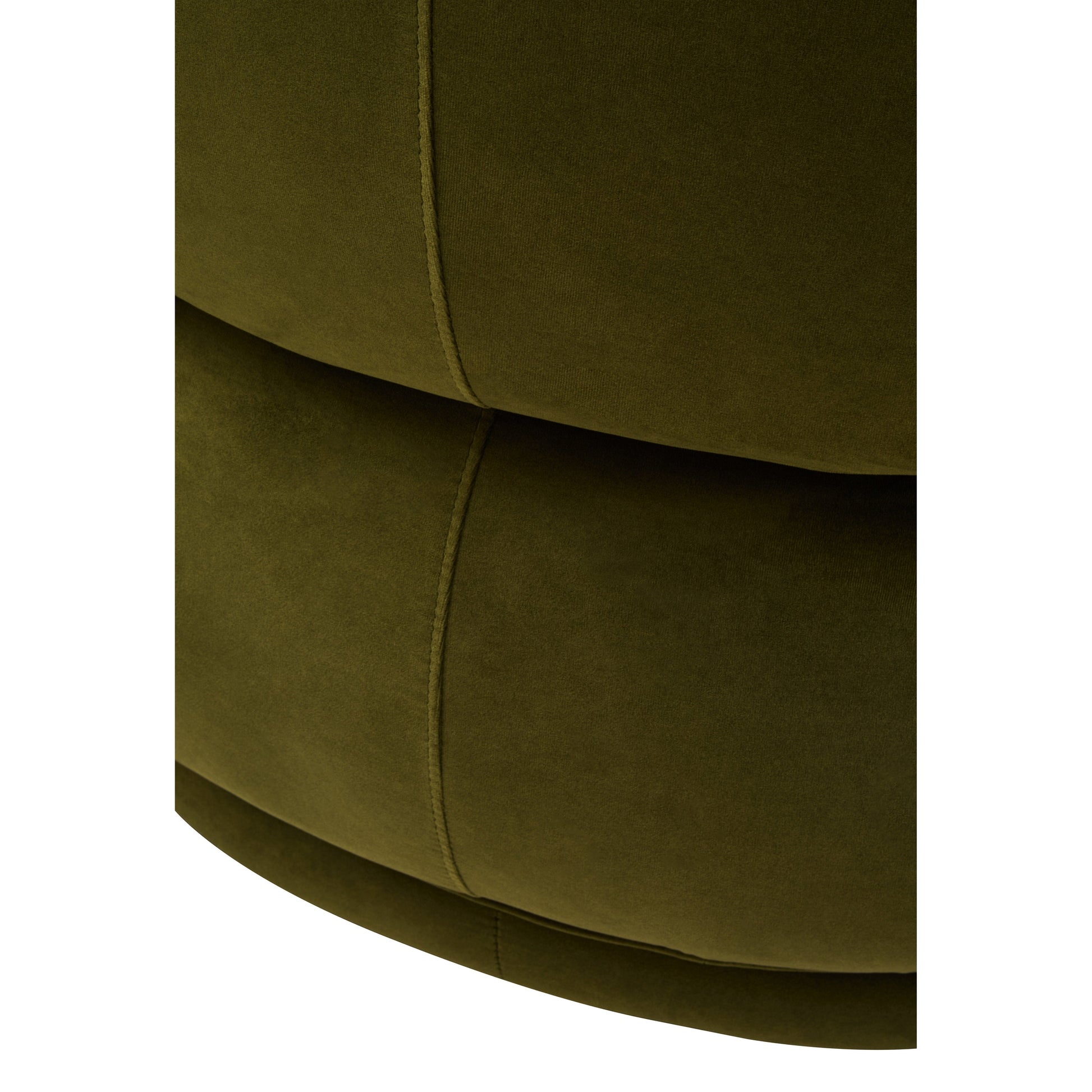 Orla Forest Green Curved Velvet Chair  Nicholas John Interiors