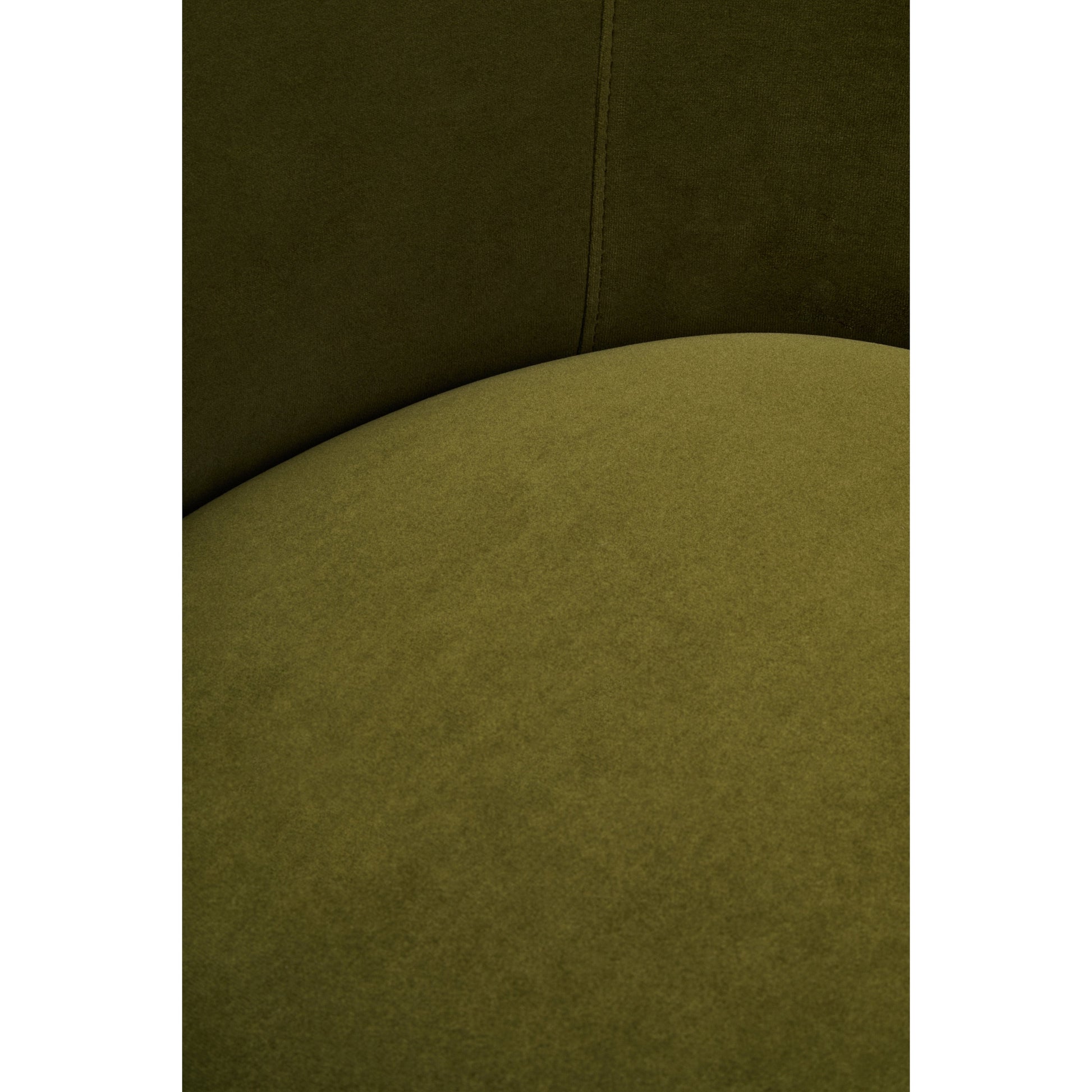 Orla Forest Green Curved Velvet Chair  Nicholas John Interiors