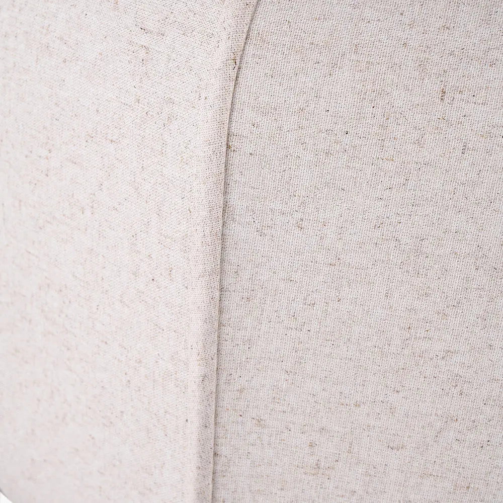 Oscar Natural Linen Structured Pendant  Nicholas John Interiors