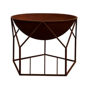 Outdoor Buckingham Fire Pit Rust  Nicholas John Interiors