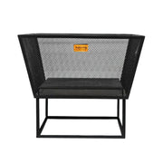 Outdoor Norfolk Fire Pit Black Iron  Nicholas John Interiors