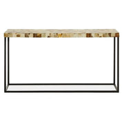 Ovira Cream Mother of Pearl Console Table   Nicholas John Interiors