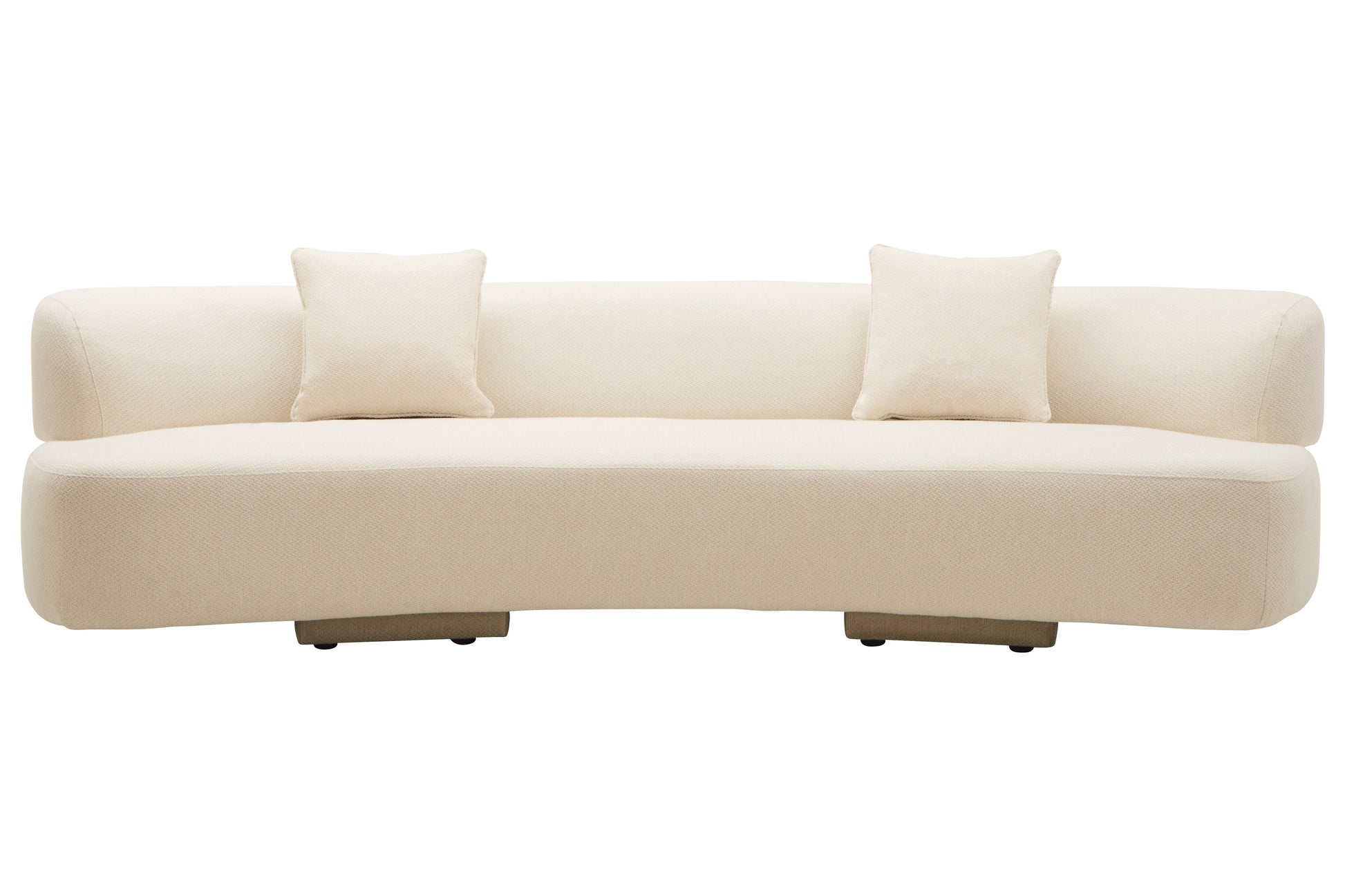 Ozzira Cream Linen 3 Seater Sofa  Nicholas John Interiors